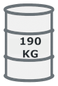 190 KG Steel Drums