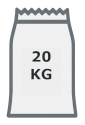 20 KG Polyethylene Bags