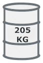 205 KG Steel Drums