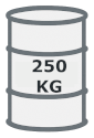 250 KG Steel Drums
